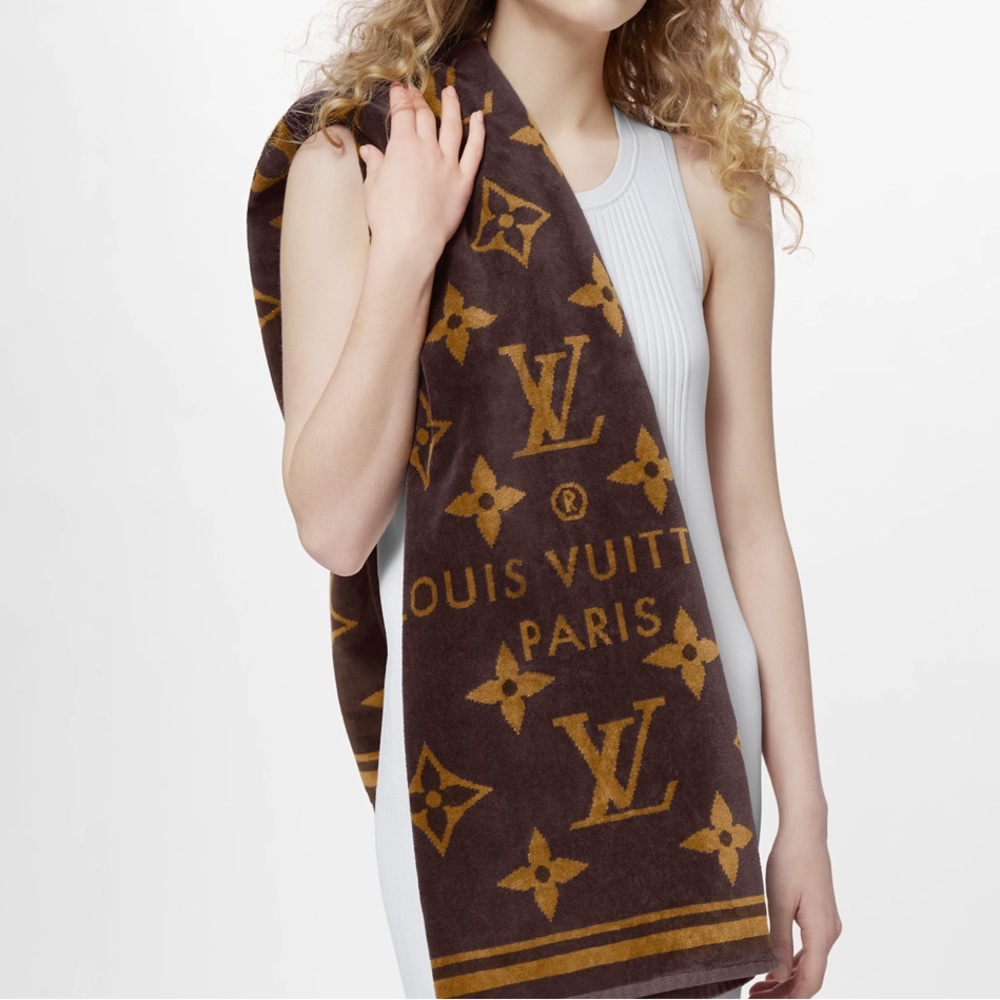 Louis Vuitton monogram beach Towel